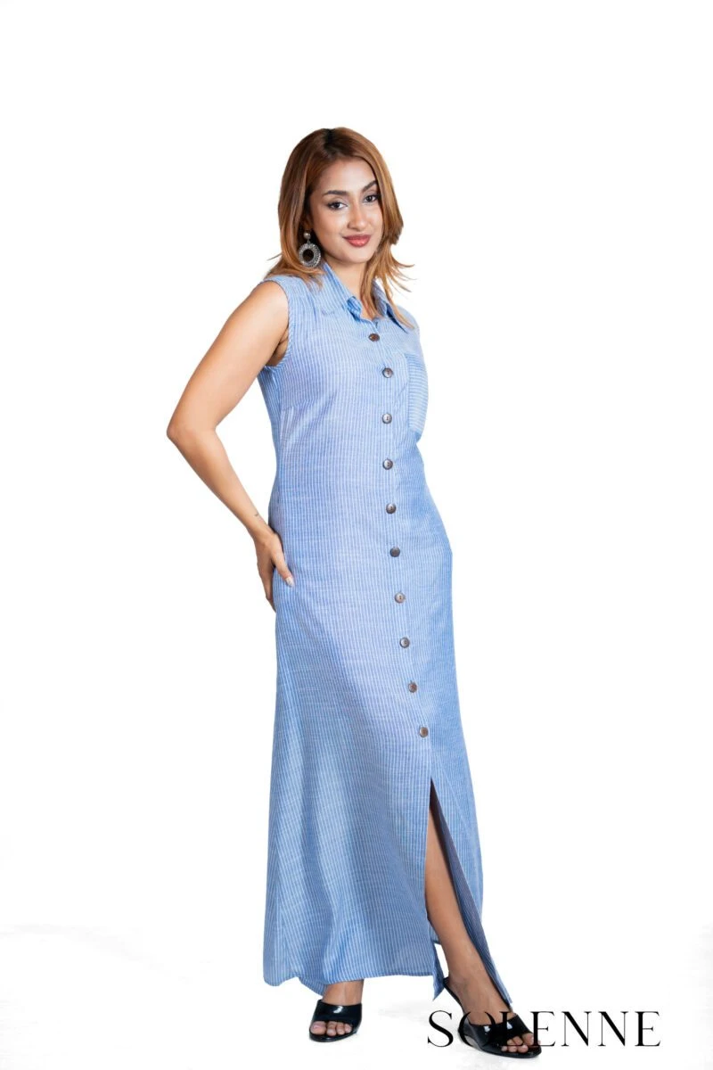 Solenne Noirline A - line Frock