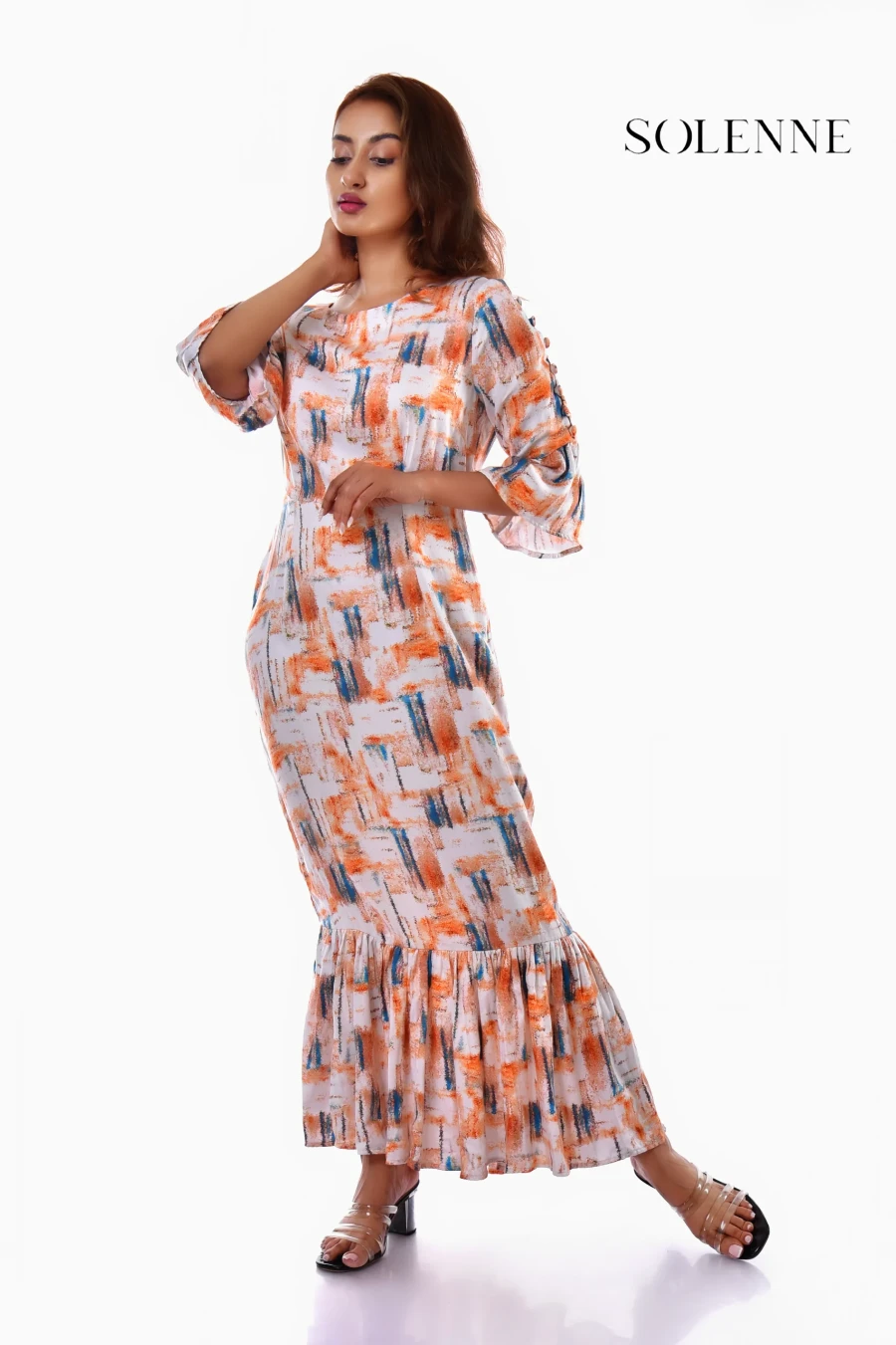 Solenne Élan-Midi dress